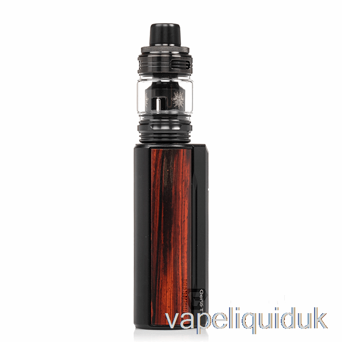 VOOPOO DRAG M100S Starter Kit Black and Darkwood Vape Liquid